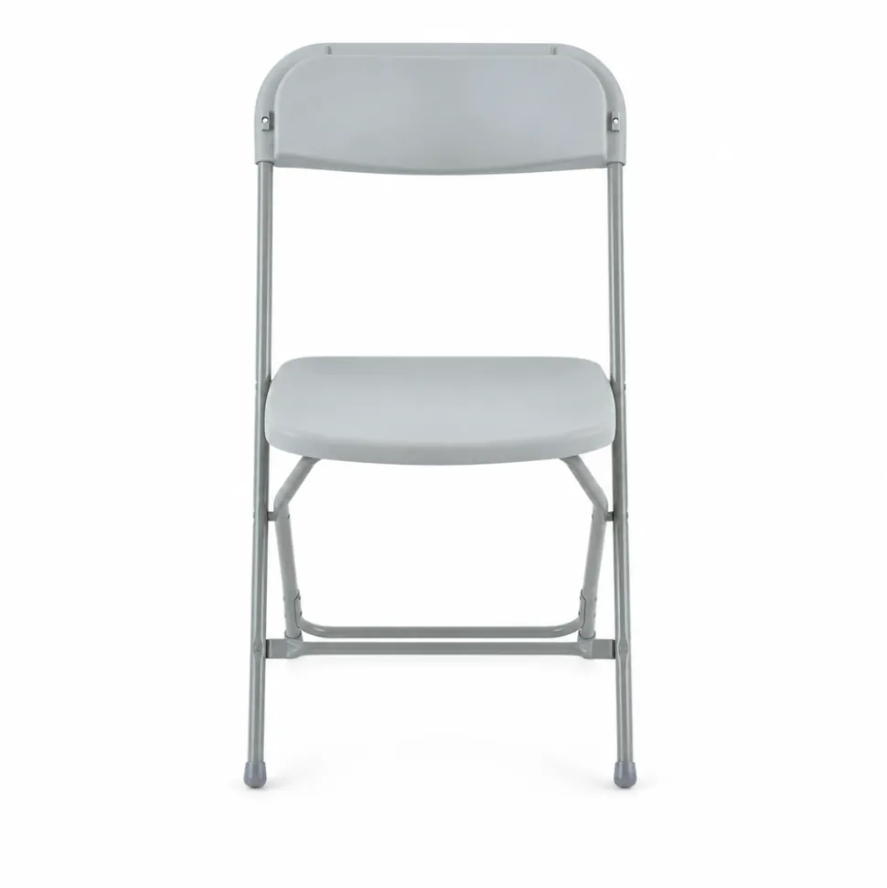 Feather XT™ Plastic Folding Chair - 630 lb Capacity - Light Gray