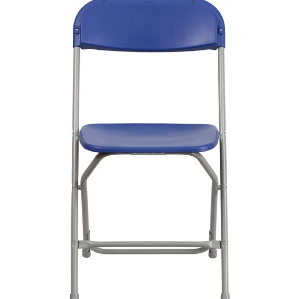 Feather XT™ Plastic Folding Chair - 630 lb Capacity - Blue