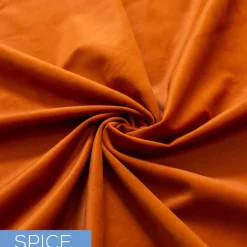 Fire Velvet (IFR) Drape w/ Sewn Rod Pocket - Spice