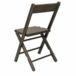 FirmFold™ European Beech Wood Folding Chair - Walnut