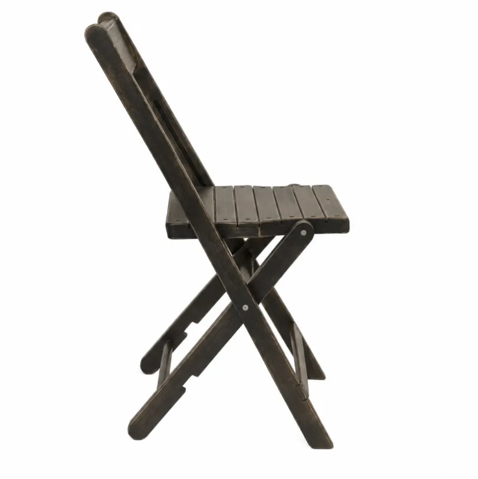 FirmFold™ European Beech Wood Folding Chair - Walnut