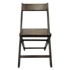 FirmFold™ European Beech Wood Folding Chair - Walnut