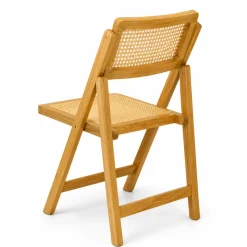 FirmFold™ Rattan Folding Chair - Tinted Raw