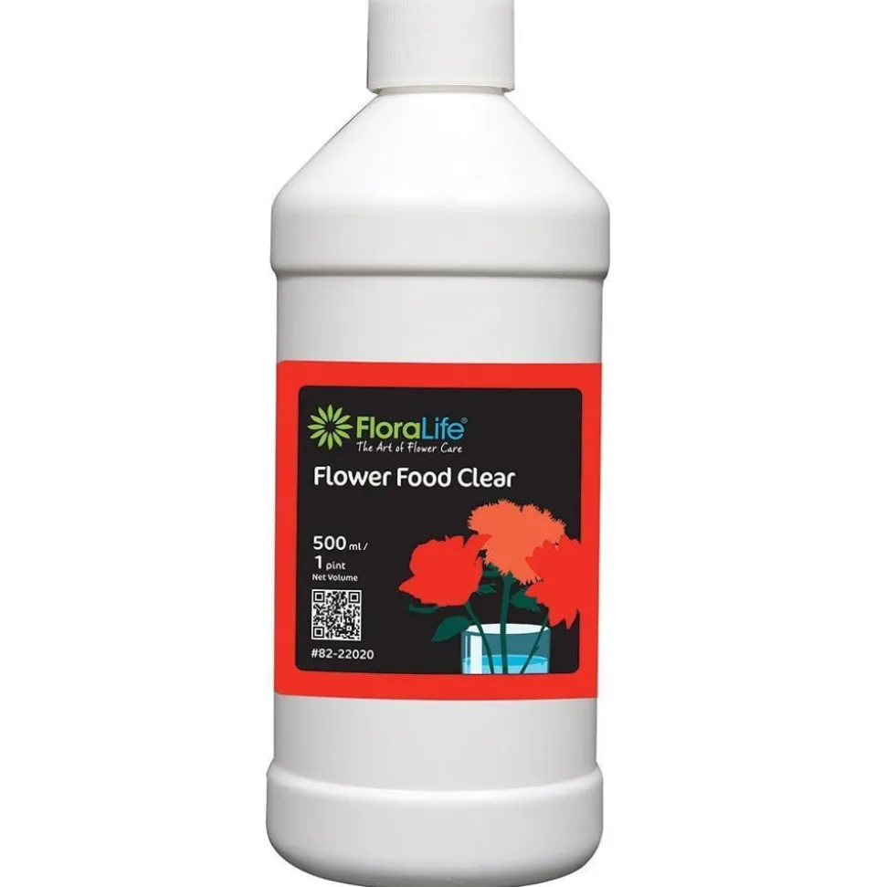 Floralife CRYSTAL CLEAR Flower Food 300 Liquid, 500 ml/1 pt
