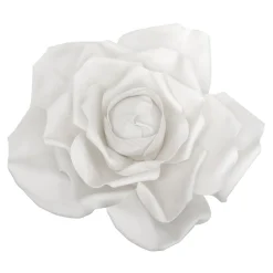 Foam Rose With LED Light 20" - White