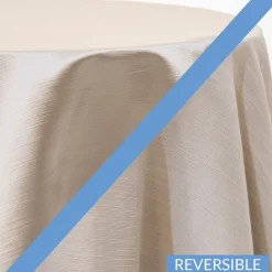 Fog- Royal Slub Designer Tablecloth - Many Size Options