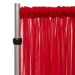*FR* 10ft Wide Sheer Voile Curtain Panel by Eastern Mills w/ 4