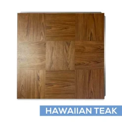 20ft by 20ft Premium Laminate Wood Dance Floor - Portable with Aluminum Side Paneling - Variety of Finishes