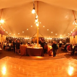 32ft by 32ft Premium Laminate Wood Dance Floor - Portable with Aluminum Side Paneling - Variety of Finishes