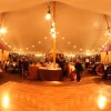 12ft by 12ft Premium Laminate Wood Dance Floor - Portable with Aluminum Side Paneling - Variety of Finishes