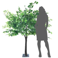 6ft Artificial Fig Leaf Tree — Green, 10 Interchangeable Branches | Customize for Weddings & Events | ModTree™ Collection