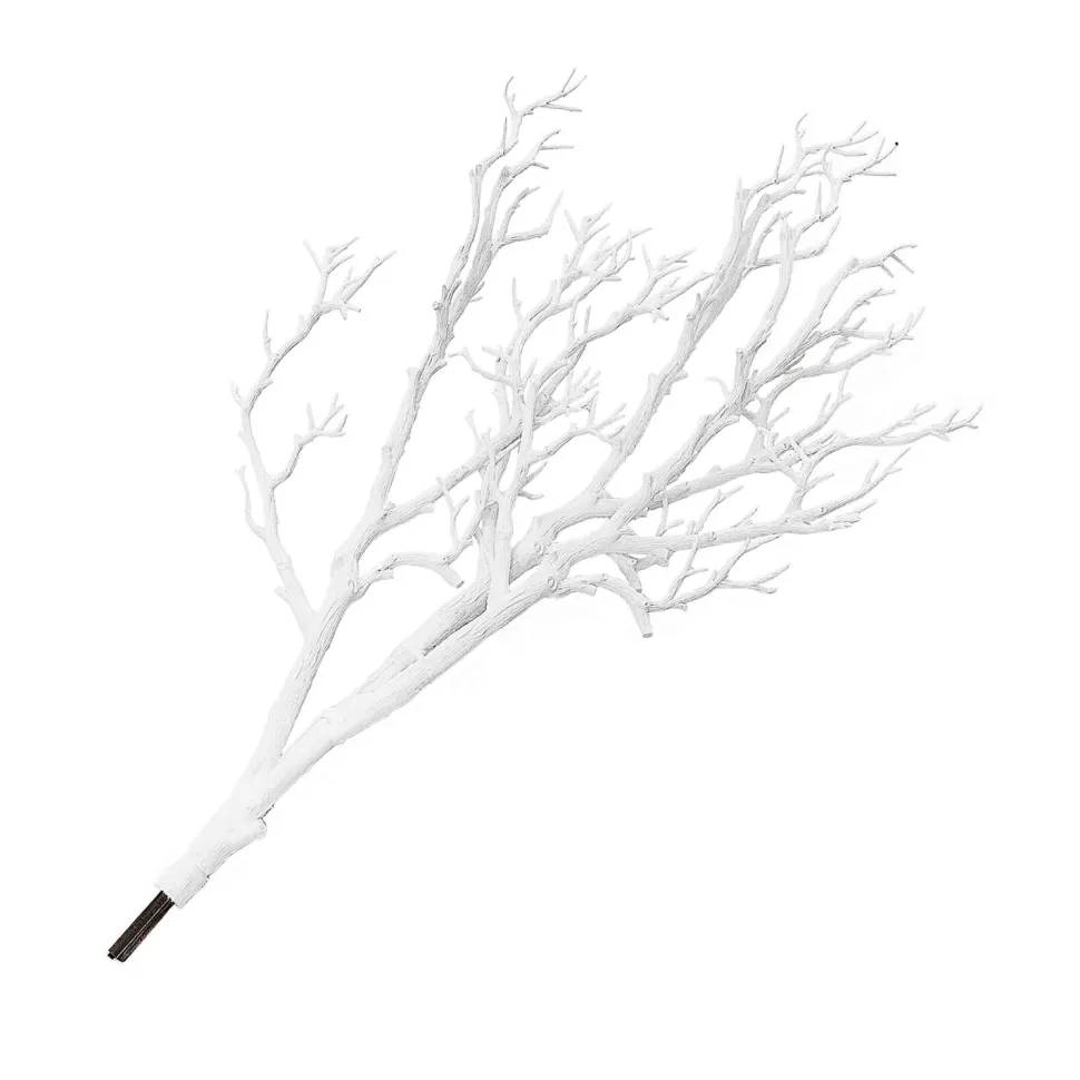 8ft Artificial Grand Manzanita Tree — White, 24 Interchangeable Branches | Customize for Weddings & Events | ModTree™ Collection