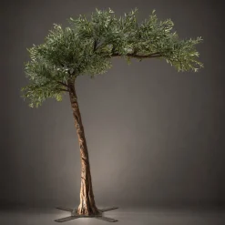 11ft Artificial Green Olive Leaf Tree, 27 Interchangeable Branches | ModTree™ Collection