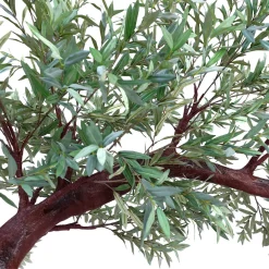 11ft Artificial Green Olive Leaf Tree, 27 Interchangeable Branches | ModTree™ Collection