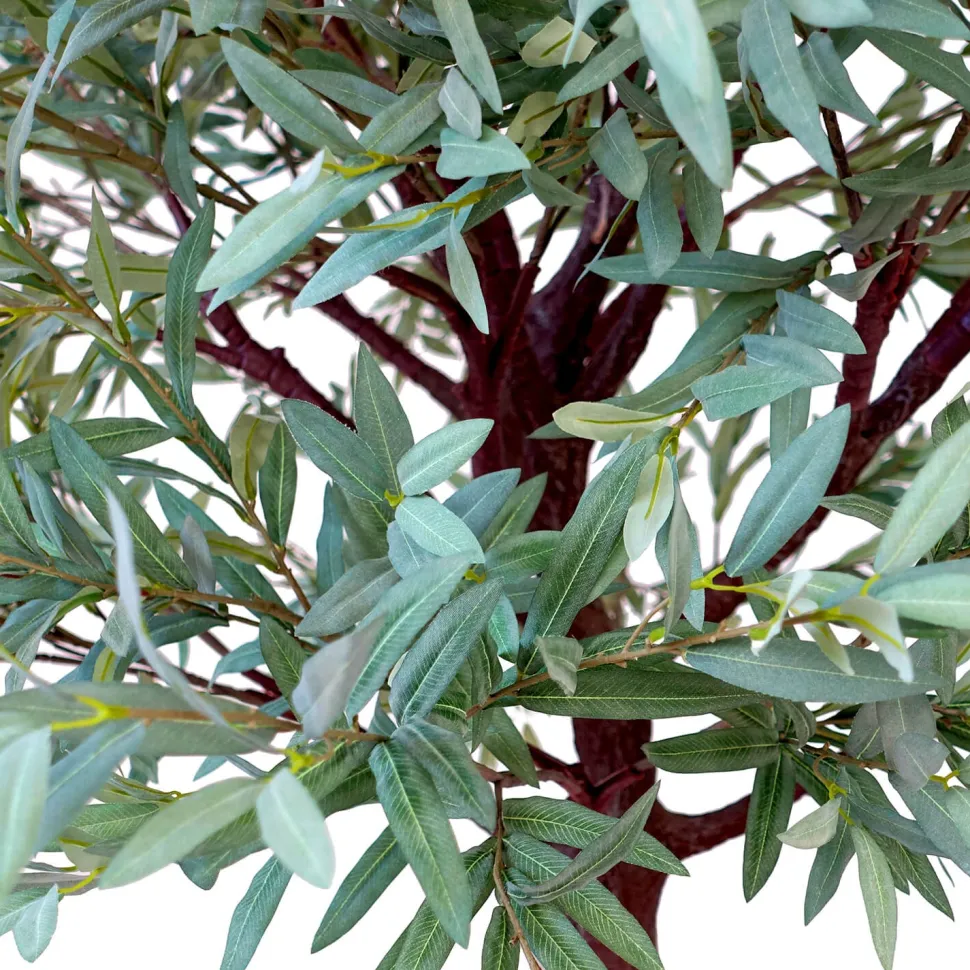9ft Artificial Green Olive Leaf Tree, 19 Interchangeable Branches | ModTree™ Collection