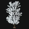 8ft Artificial Hydrangea Tree — White, 10 Interchangeable Branches | Customize for Weddings & Events | ModTree™ Collection