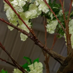 11ft Artificial Wisteria Tree — White, 25 Interchangeable Branches | ModTree™ Collection