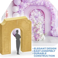 8ft Collapsible 3D Imperial Arch