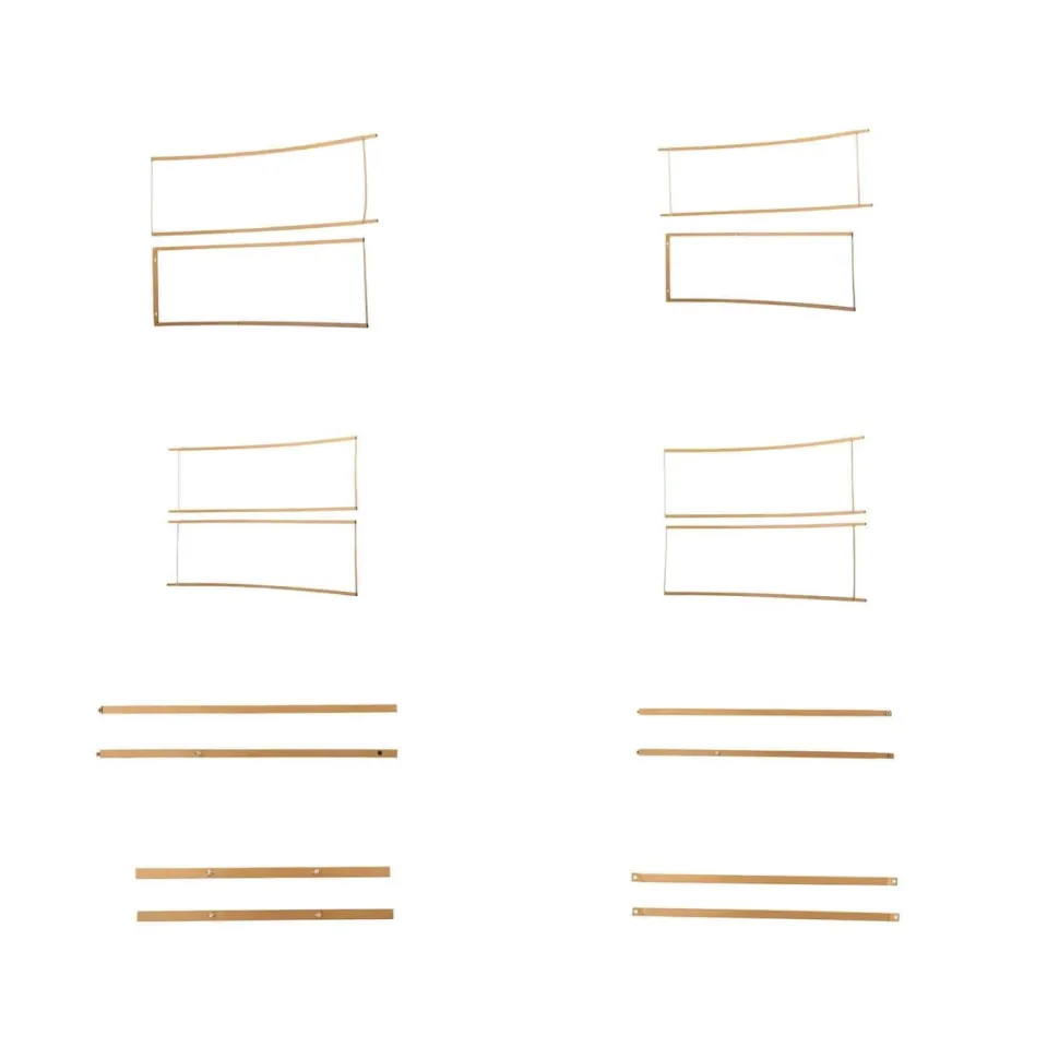 7.5ft Heavy Duty Gold Metal Double Hoop Wedding Arch – Round Photo Backdrop & Floral Balloon Frame