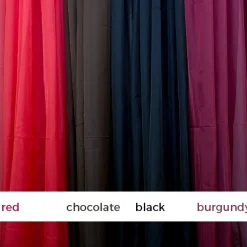 30ft 4-Panel Sheer Fabric Ceiling Draping in Assorted Colors