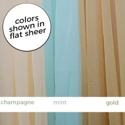 30ft 12-Panel Sheer Fabric Ceiling Draping in Assorted Colors