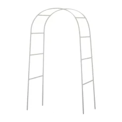 7ft White Metal Wedding Arch – Flower Frame Arbor Backdrop Stand
