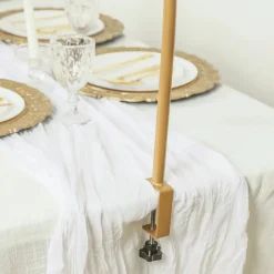 6ft W x 4ft H – Gold Metal Over-the-Table Rod Stand with Round Top Balloon & Floral Arch and Clamps