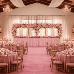 6ft x 12ft Gold Metal Freestanding Rectangular Arbor Backdrop Stand (Over-the-Table Frame / Floral & Balloon Décor Structure)