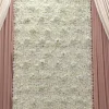 8ft x 12ft Portable Mixed White Floral Backdrop Kit