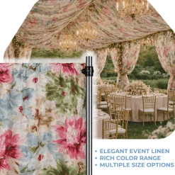 Fuchsia Florence Curtain Panel w/ 4