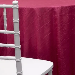 FUCHSIA - *FR* Crushed Taffeta Tablecloth by Eastern Mills - Many Size Options