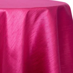 Fuchsia - Shantung Satin “Capri” Tablecloth - Many Size Options