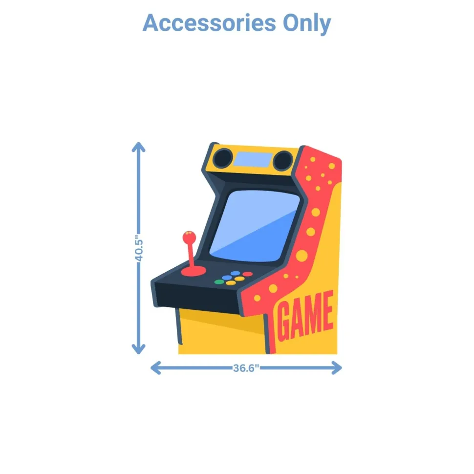 Gaming Lounge 2 Foam Core Birthday Backdrop Kit by PopScene™