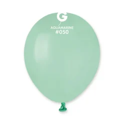 GEMAR Aquamarine 12" Balloon - 50 Pieces