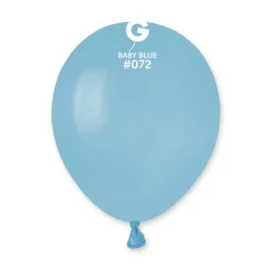 GEMAR Baby Blue 12" Balloon - 500 Pieces