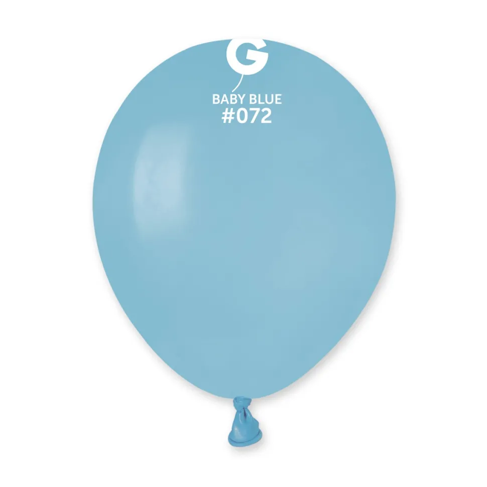 GEMAR Baby Blue 12" Balloon - 500 Pieces