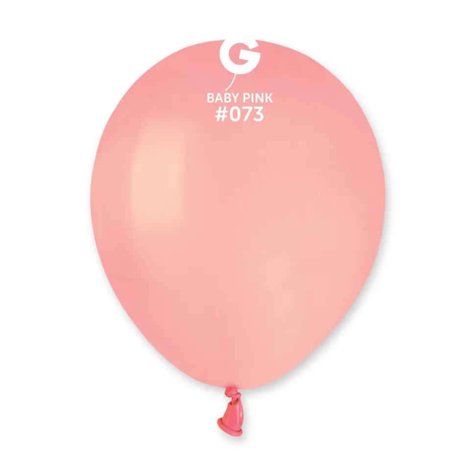GEMAR Baby Pink 5" Balloon - 100 Pieces