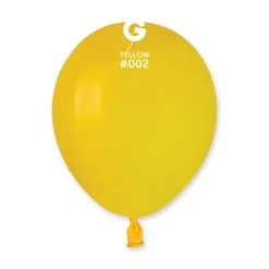 GEMAR Baby Yellow 5" Balloon - 100 Pieces