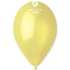 GEMAR Baby Yellow Metallic 12" Balloon - 50 Pieces