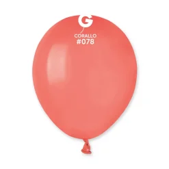 GEMAR Coral 5" Balloon - 100 Pieces
