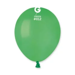 GEMAR Green Med 5" Balloon - 100 Pieces