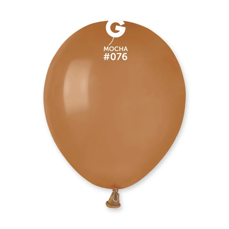 GEMAR Mocha 12" Balloon - 50 Pieces