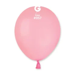 GEMAR Pink 5" Balloon - 100 Pieces