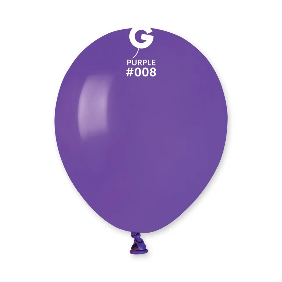 GEMAR Purple 12" Balloon - 50 Pieces
