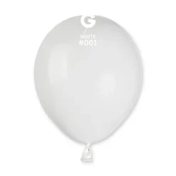 GEMAR White 19" Balloon - 25 Pieces