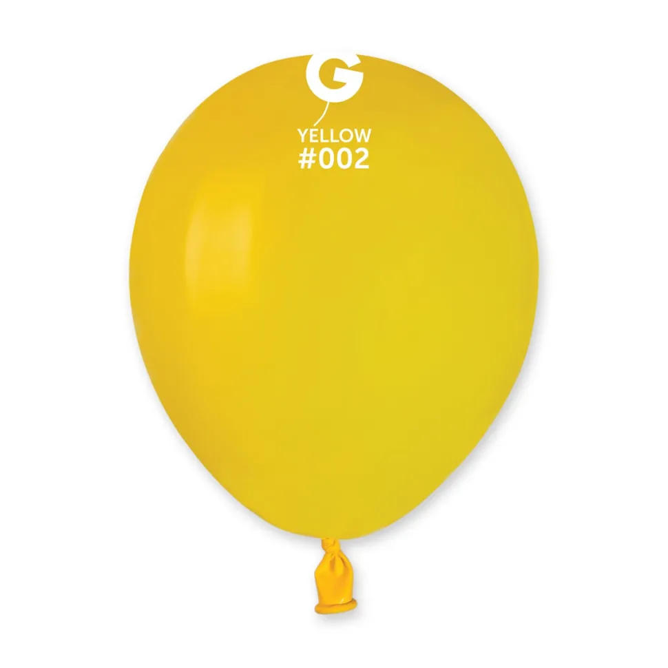 GEMAR Yellow 19" Balloon - 25 Pieces