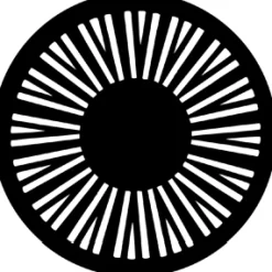 Geometrics 1 - Stock Gobo for Gobo Light Projectors - Choose your size!
