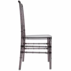 Ghost Chair Olymphia Polycarbonate Ballroom Chair - Smoke Grey