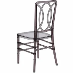 Ghost Chair Olymphia Polycarbonate Ballroom Chair - Smoke Grey