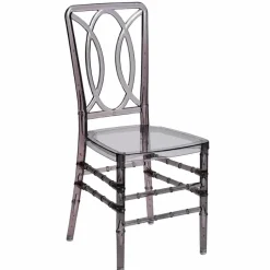 Ghost Chair Olymphia Polycarbonate Ballroom Chair - Smoke Grey